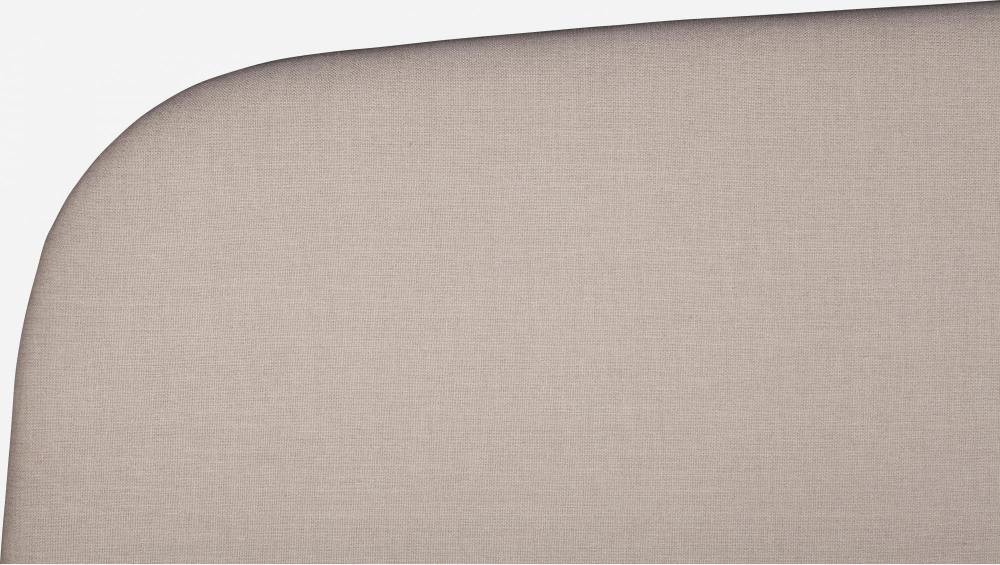 Tête de lit 230cm en tissu beige