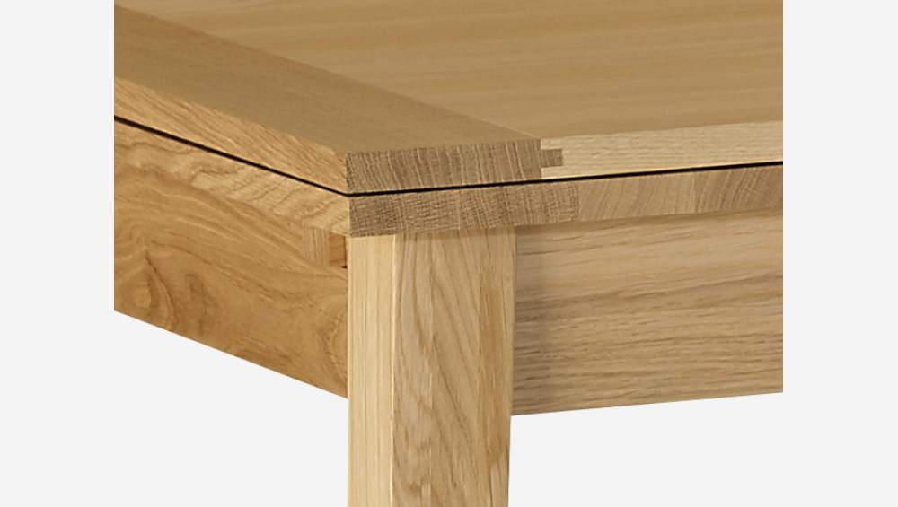 Table rectangulaire extensible en chêne