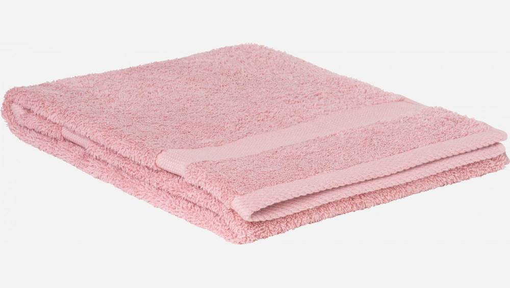 Handtuch aus Baumwolle - 50 x 100 cm - Rosa