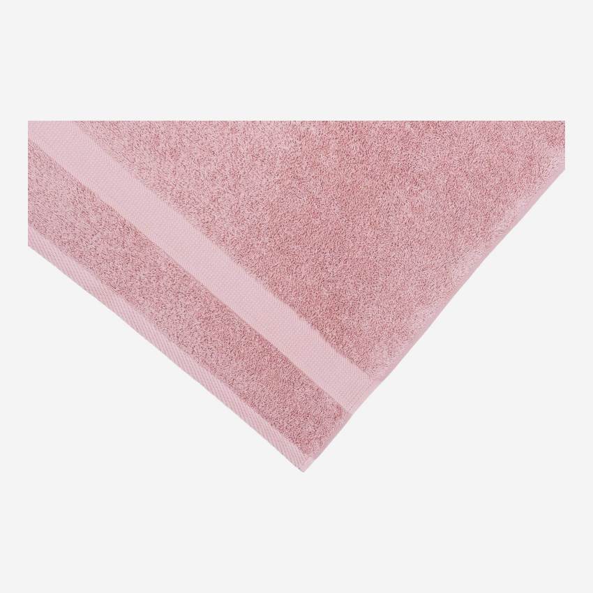 Handtuch aus Baumwolle - 50 x 100 cm - Rosa