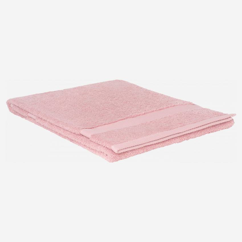 Handtuch aus Baumwolle - 70 x 140 cm - Rosa