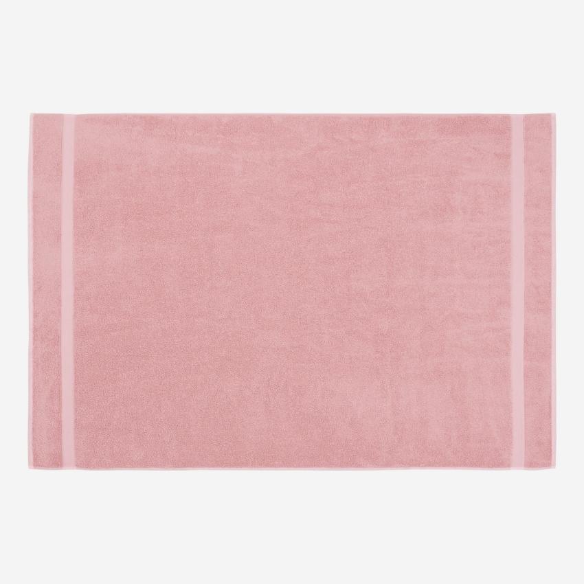 Badetuch aus Baumwolle - 100 x 150 cm - Rosa