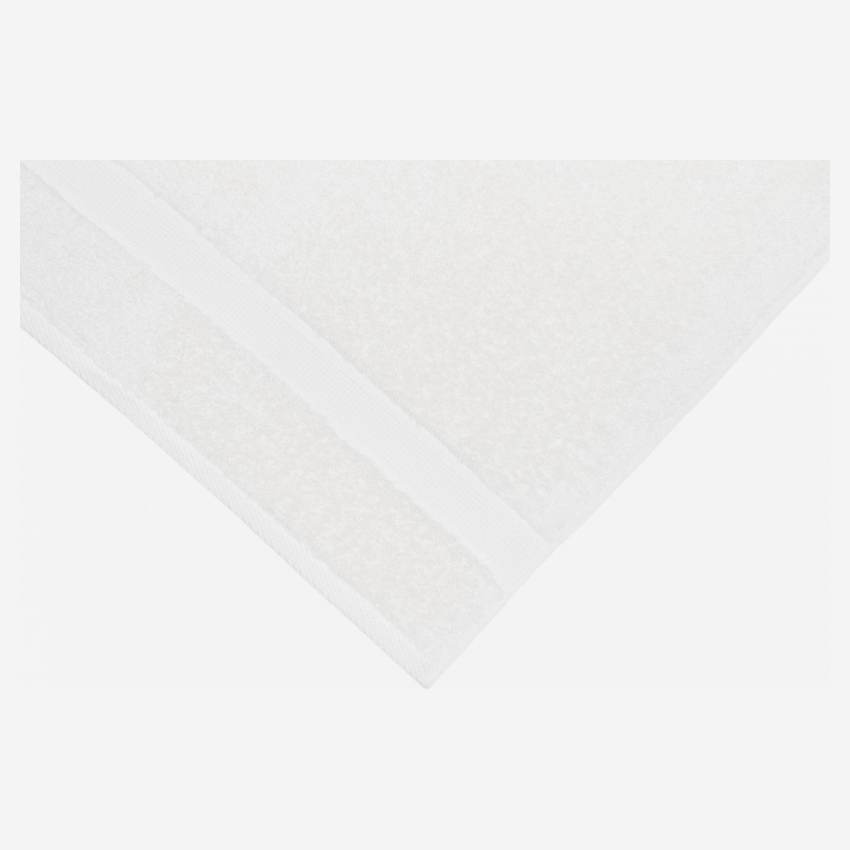 Badetuch aus Baumwolle - 100 x 150 cm - Weiß
