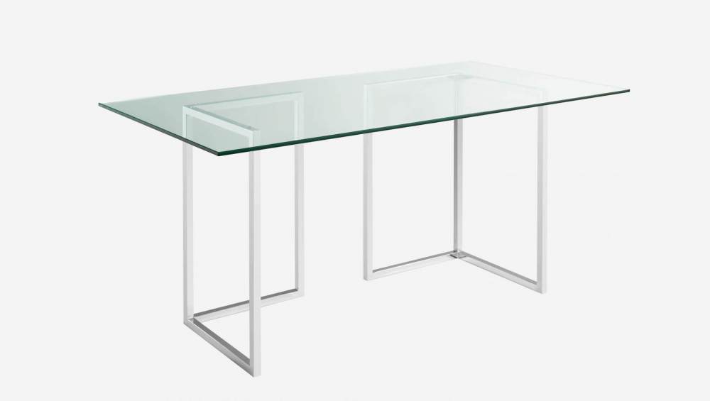 Tischplatte aus gehärtetem Glas - 180 x 80cm