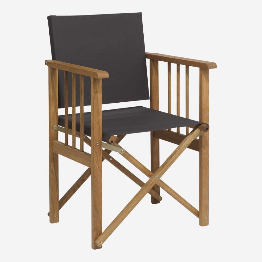 Lona de algodón para silla plegable - Antracita