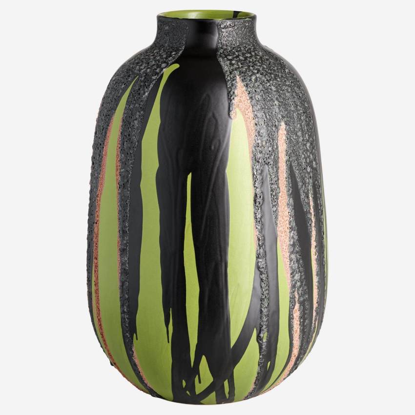 Vaso in arenaria - 51 cm - Verde