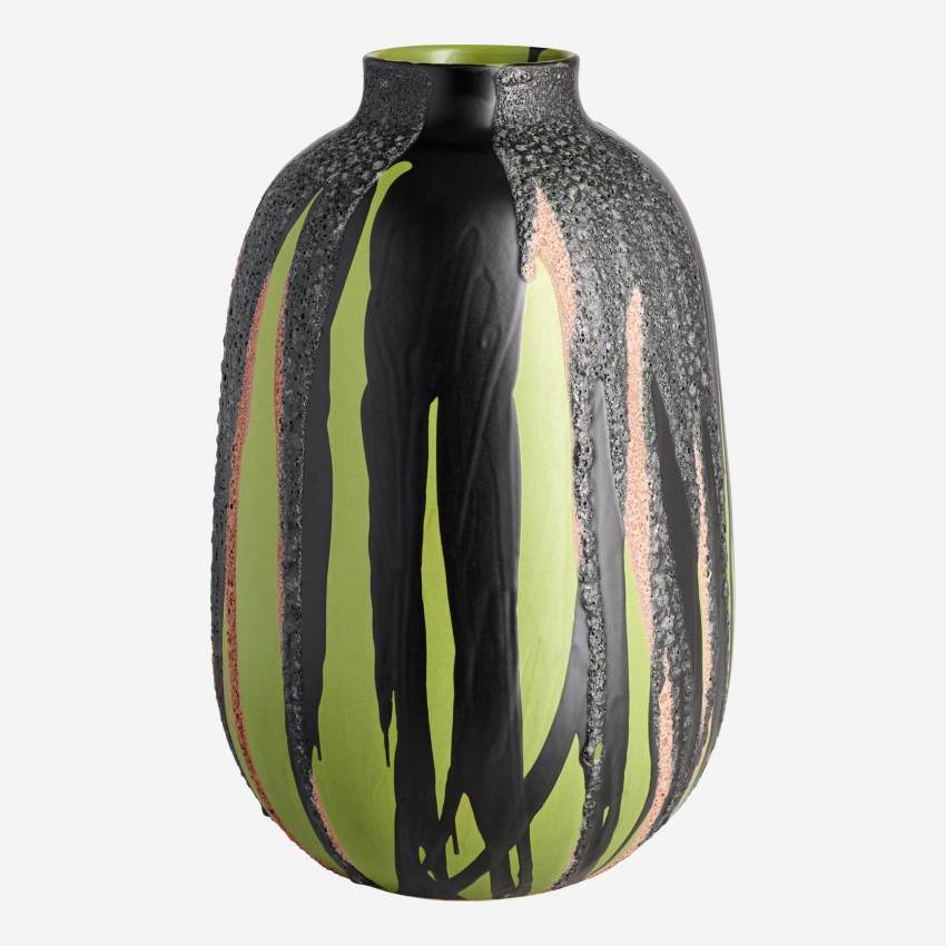 Vaso in arenaria - 51 cm - Verde