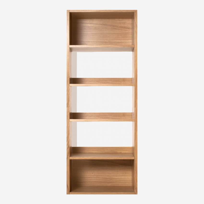 Eiken boekenkast - 4 planken - 60 x 186 cm
