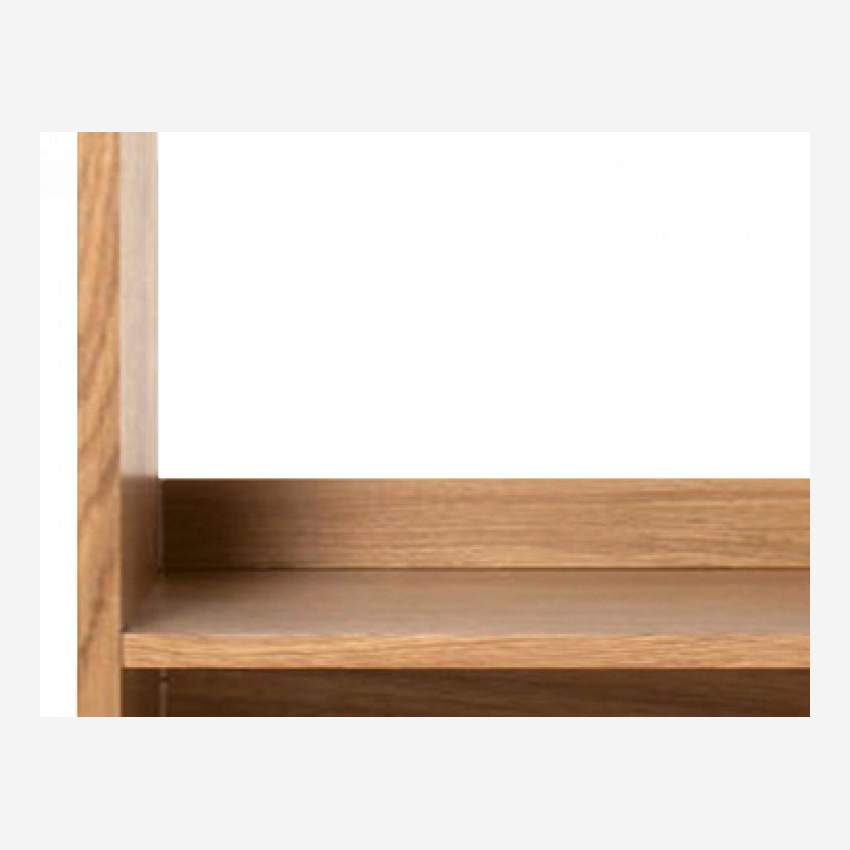Eiken boekenkast - 4 planken - 60 x 186 cm