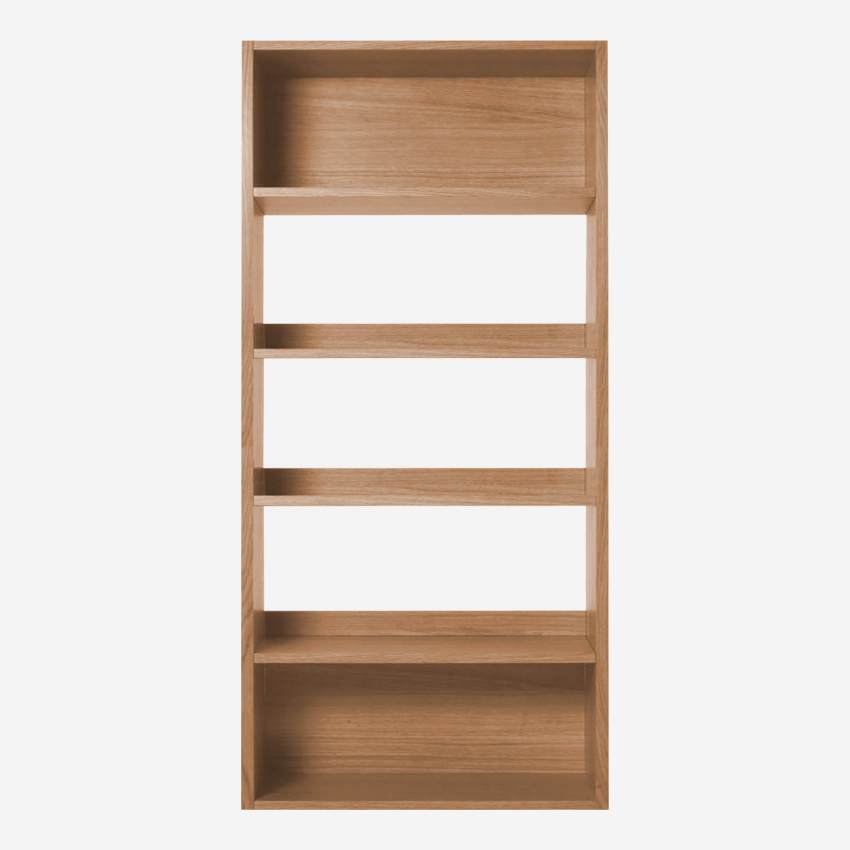 Eiken boekenkast - 4 planken - 88 x 186 cm