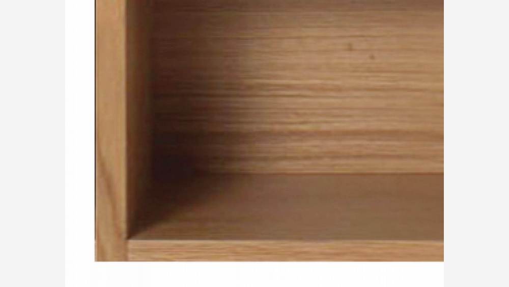 Librería de roble 3 estantes - 60 x 150 cm