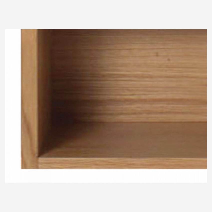 Eiken boekenkast - 3 planken - 60 x 150 cm