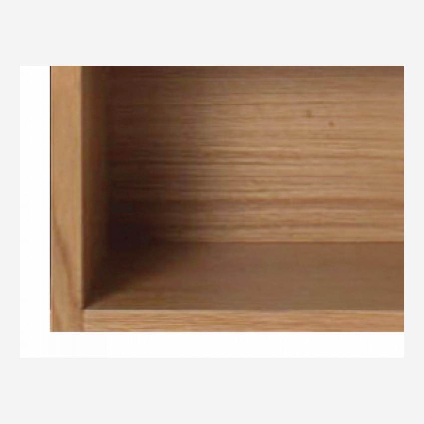 Bücherregal aus Eiche - 3 Regalböden - 60 x 150 cm
