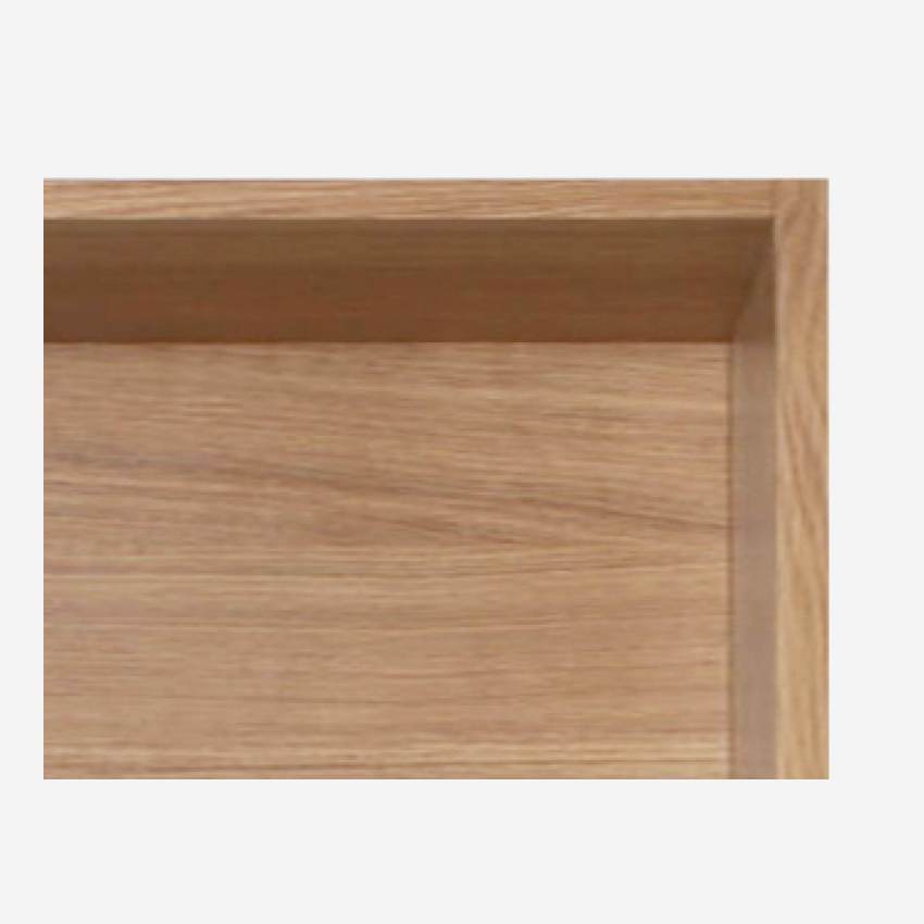 Bücherregal aus Eiche - 3 Regalböden - 88 x 150 cm