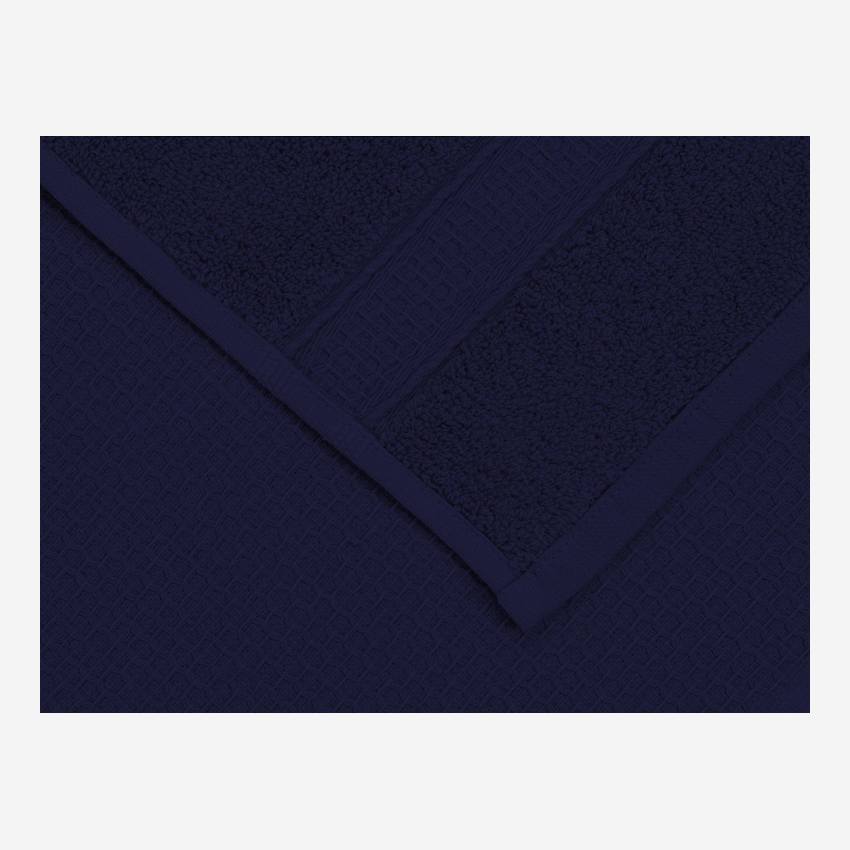 Toalla de invitados de algodón - 30 x 50 cm - Azul marino