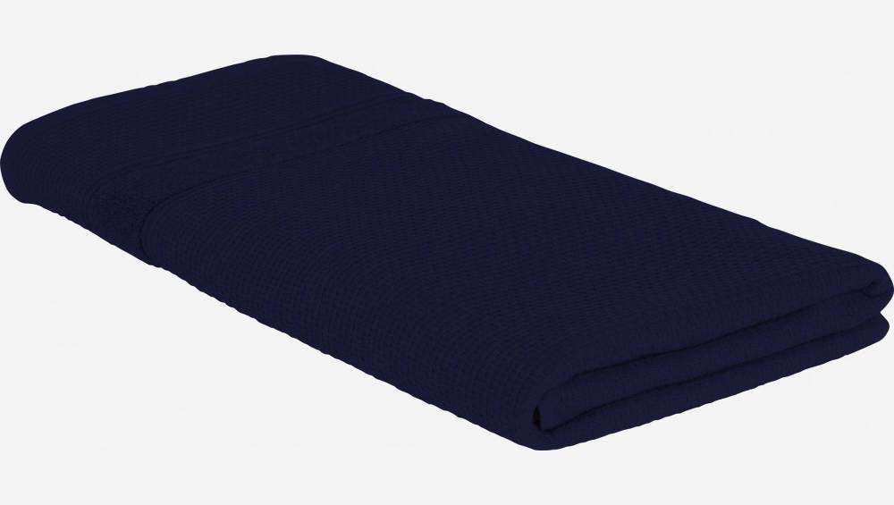 Handtuch aus Baumwolle - 70 x 140 cm - Marineblau