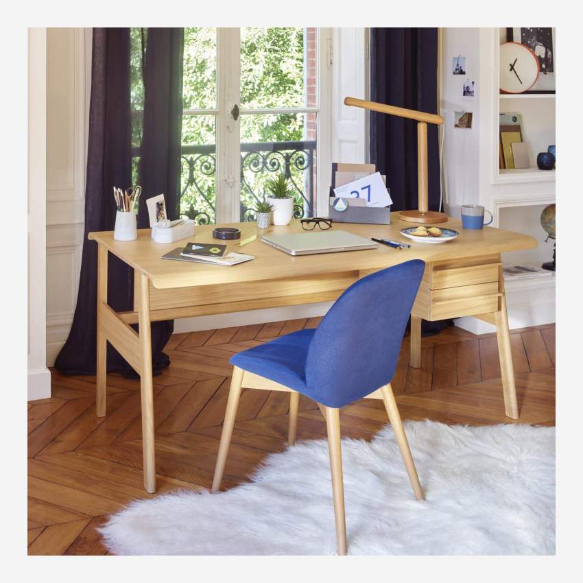 Schreibtisch aus Eiche - Naturfarben - Design by Joachim Jirou-Najou