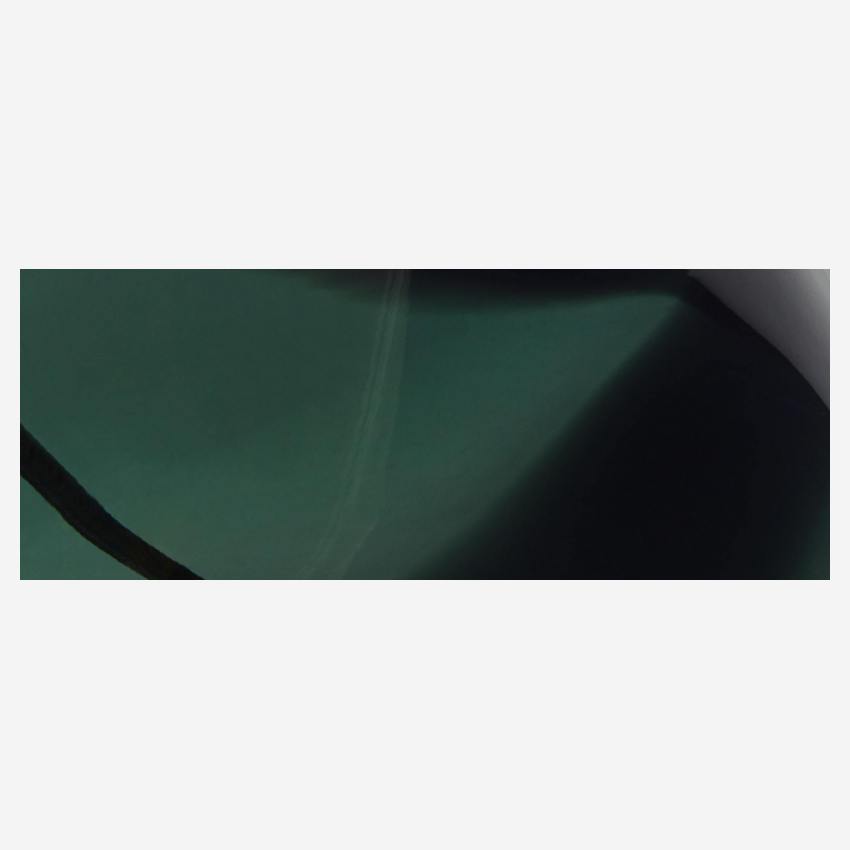 Pie de lámpara de vidrio - 28,5 cm - Verde