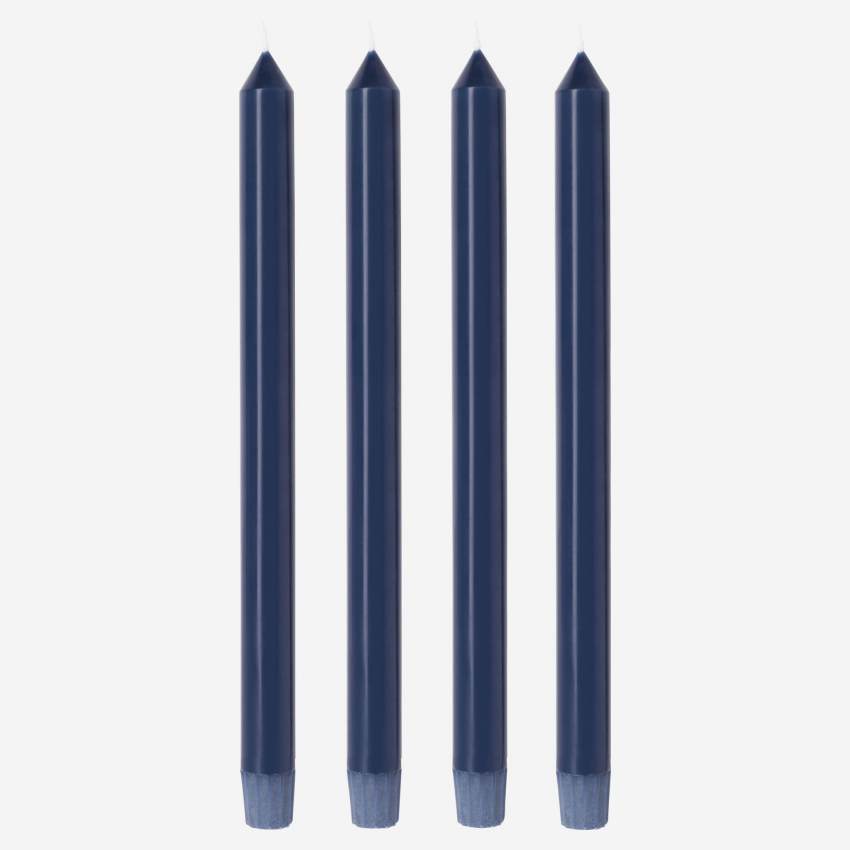 Set de 4 velas - Azul