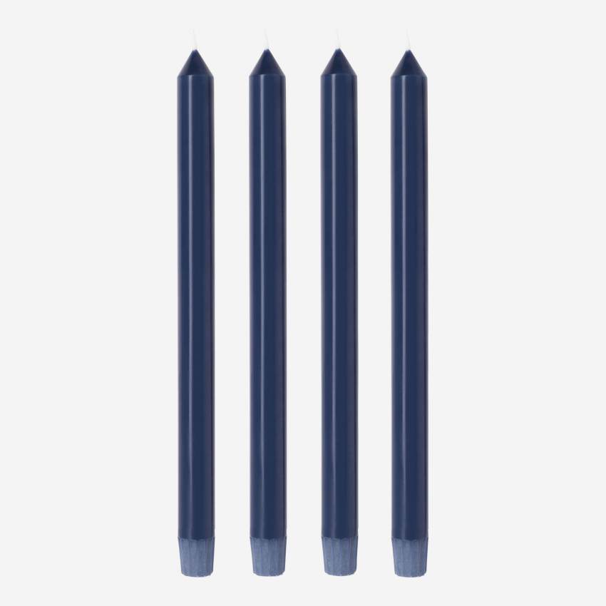 Set de 4 velas - Azul