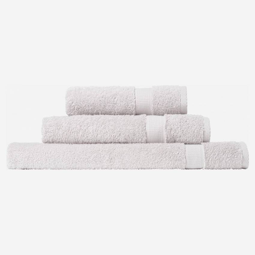Toalha de banho em algodão - 70 x 140 cm - Cinza