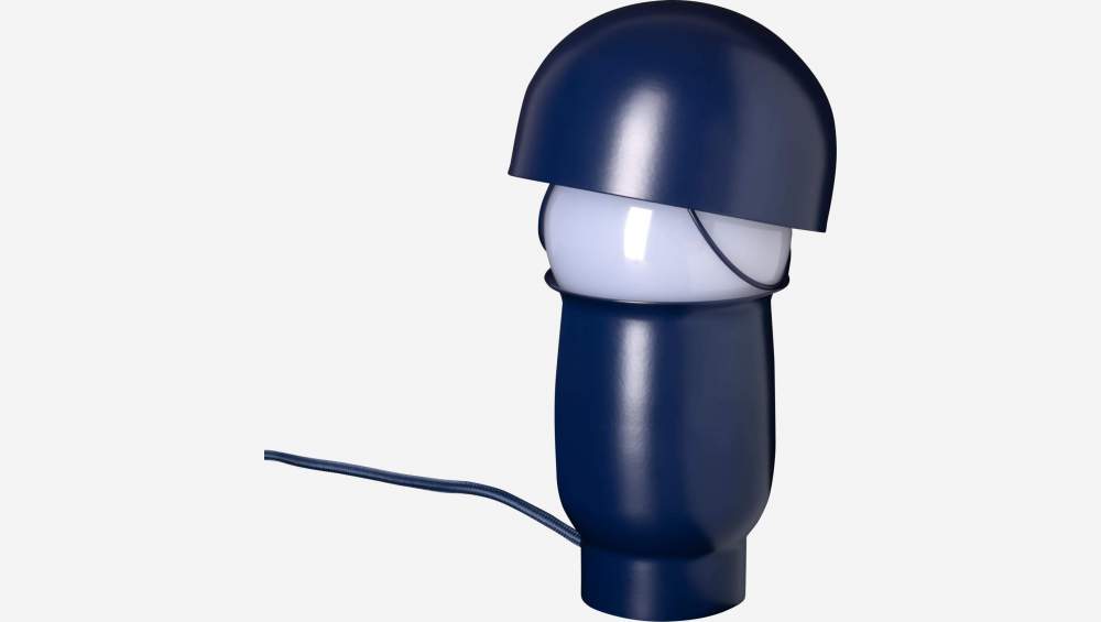 Lámpara de mesa de metal - Azul 