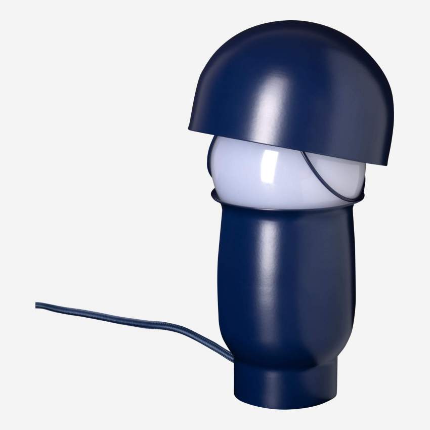 Lámpara de mesa de metal - Azul 