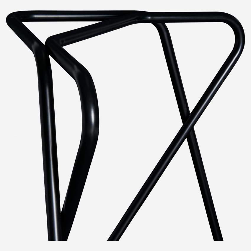2er-Set Tischböcke aus Metall - Schwarz