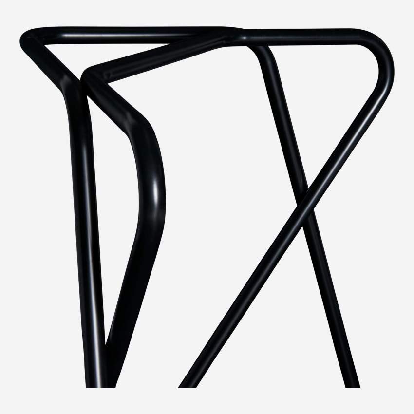 2er-Set Tischböcke aus Metall - Schwarz
