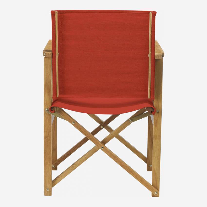 Toile en coton pour chaise pliante - Rouge