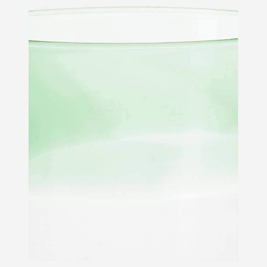 Trinkbecher aus geblasenem Glas 360 ml - Grün