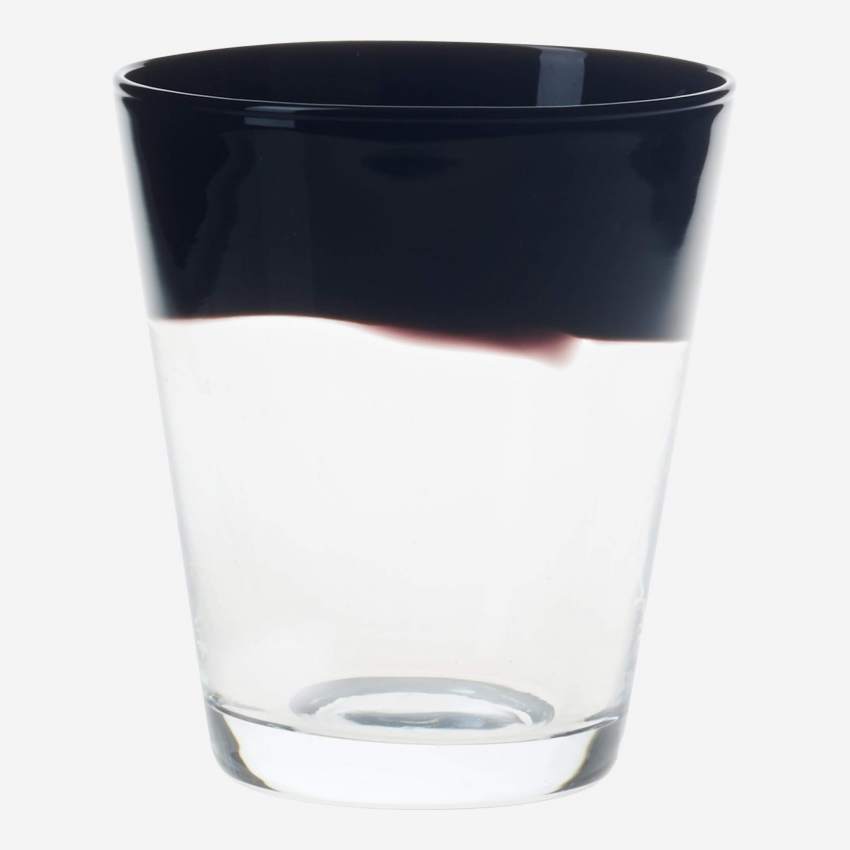 Gobelet en verre soufflé - 360 ml - Noir