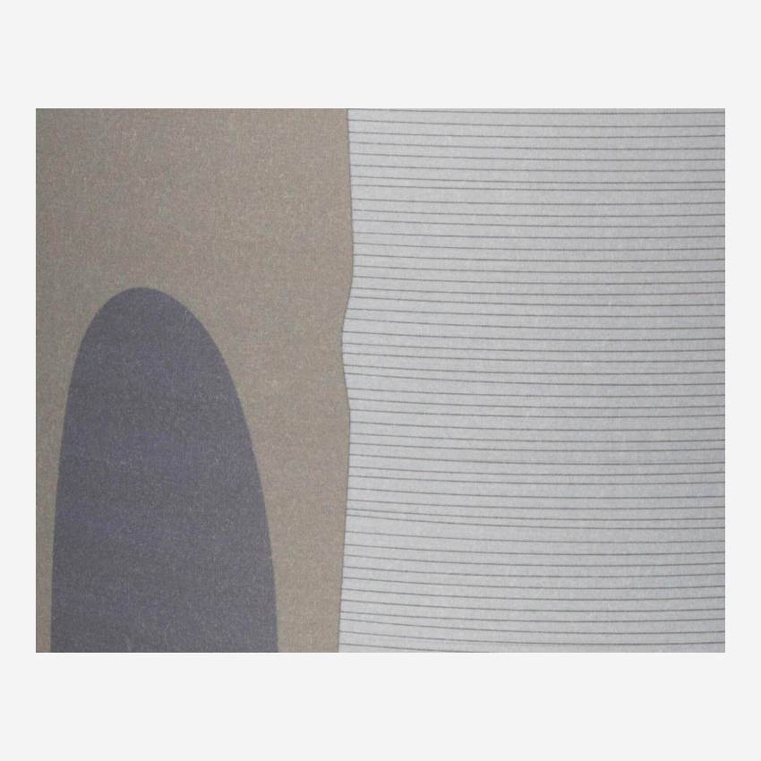Abajur de algodão - 40 x 18 cm - Motivo de Floriane Jacques