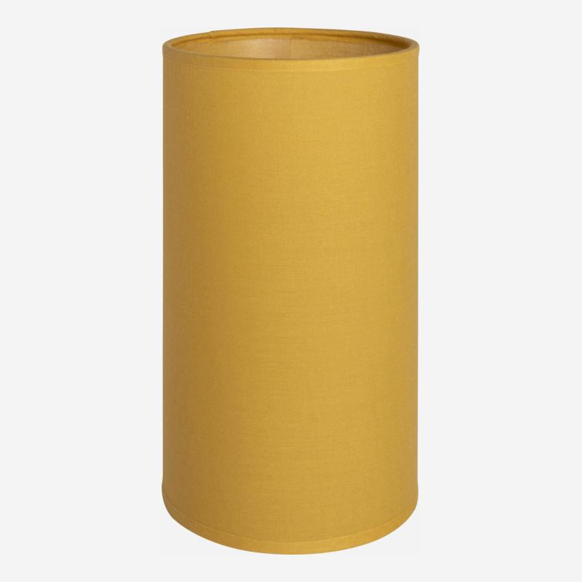 Pantalla de algodón - 12 x 22,5 cm - Amarillo