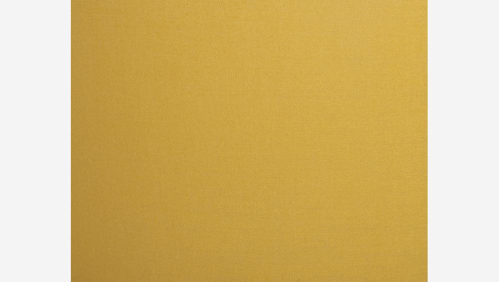 Abat-jour en coton - 12 x 22,5 cm - Jaune moutarde