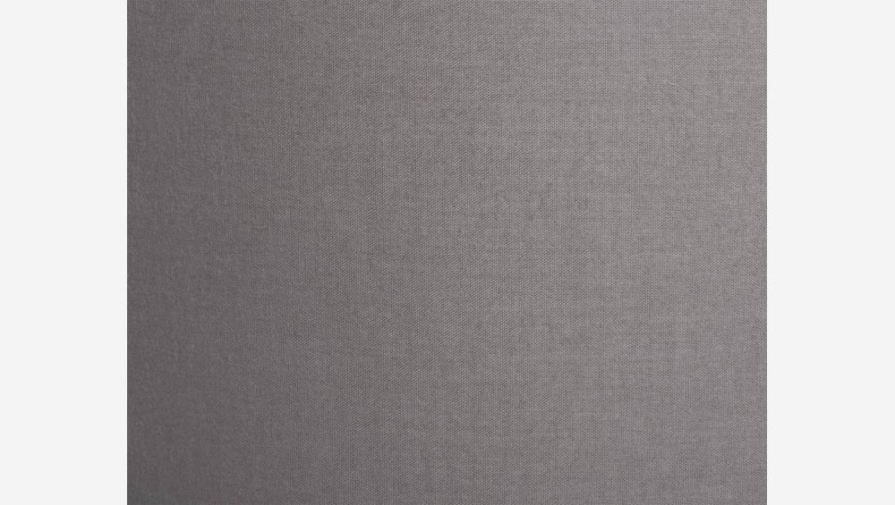 Pantalla cónica de algodón - 14 cm - Gris