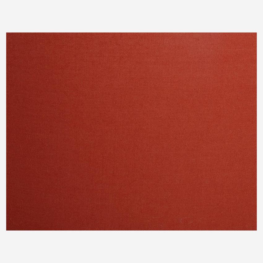 Abat-jour en coton - 30 x 14 cm - Rouge feutré
