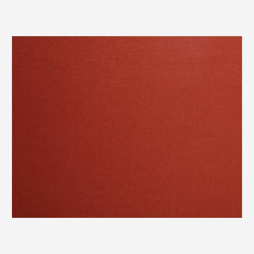 Leuchtenschirm aus Baumwolle - 30 x 14 cm - Rot
