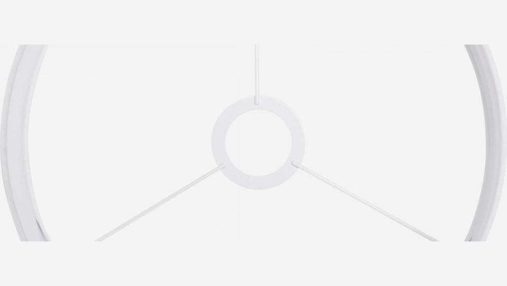 Leuchtenschirm aus Baumwolle - 30 x 14 cm - Weiß