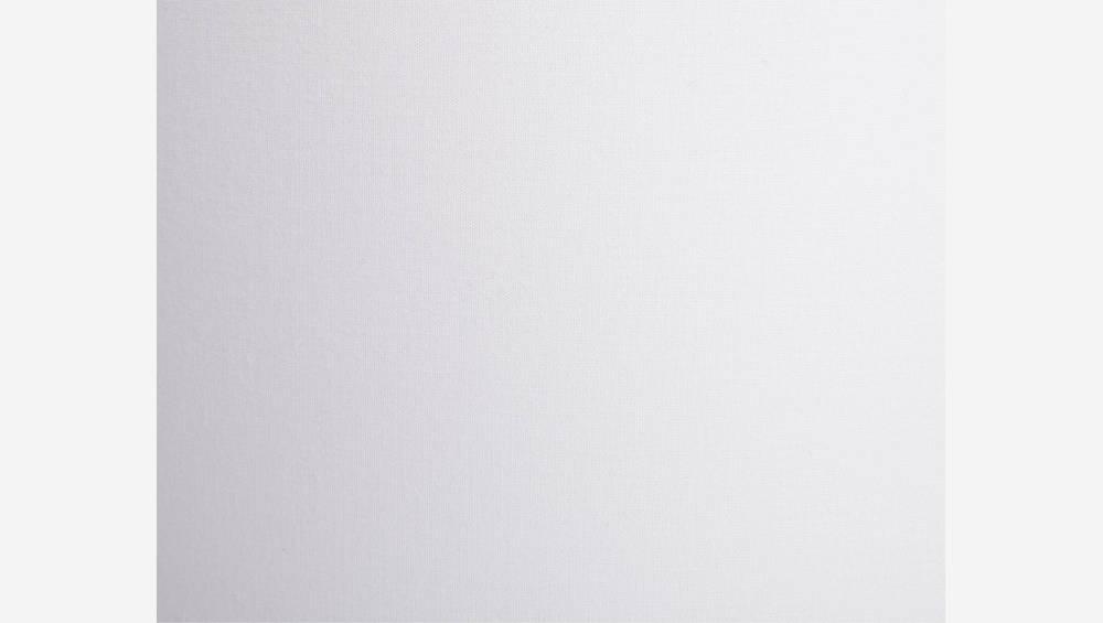 Abat-jour en coton - 40 x 18 cm - Blanc