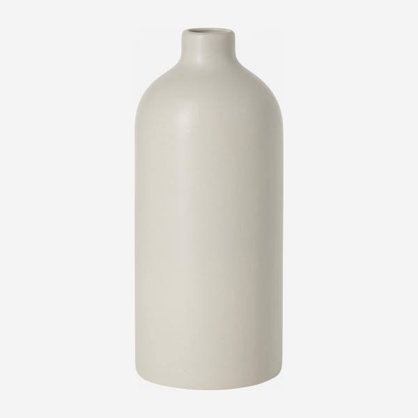 Vase aus Fayence - Grau