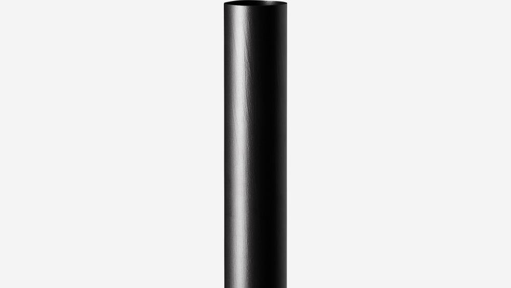 Vase aus Edelstahl - 45,5 cm - Schwarz