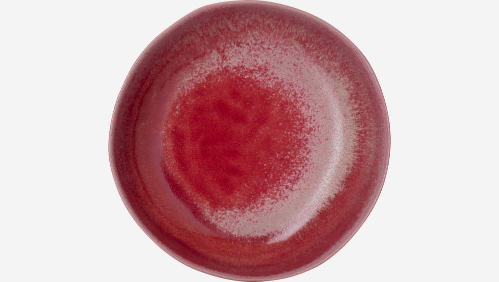 Schale aus Sandstein - 15,5 cm - Rot