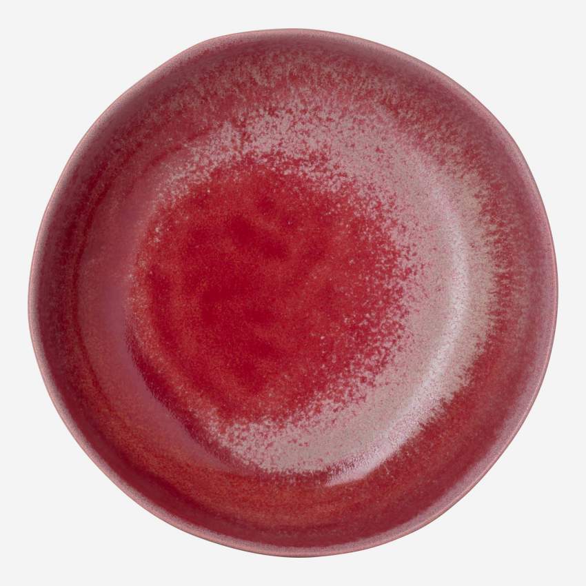 Schale aus Sandstein - 15,5 cm - Rot