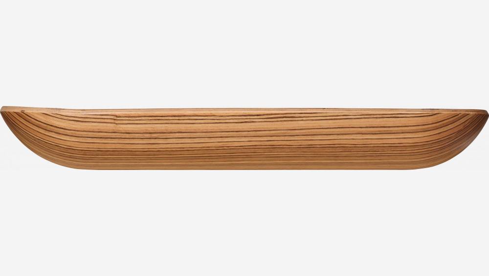 Vassoio da portata rettangolare in legno - 40 x 31 cm - Zebrato