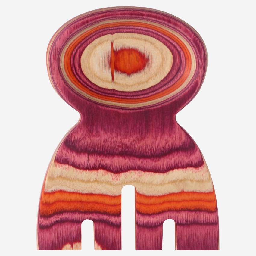 Cubiertos ensalada de madera de Pakka - Multicolor