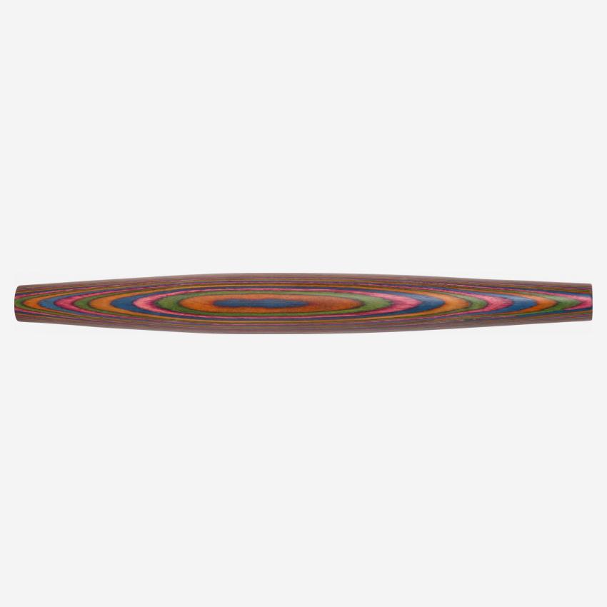 Rodillo de madera - 34,5 cm - Multicolor