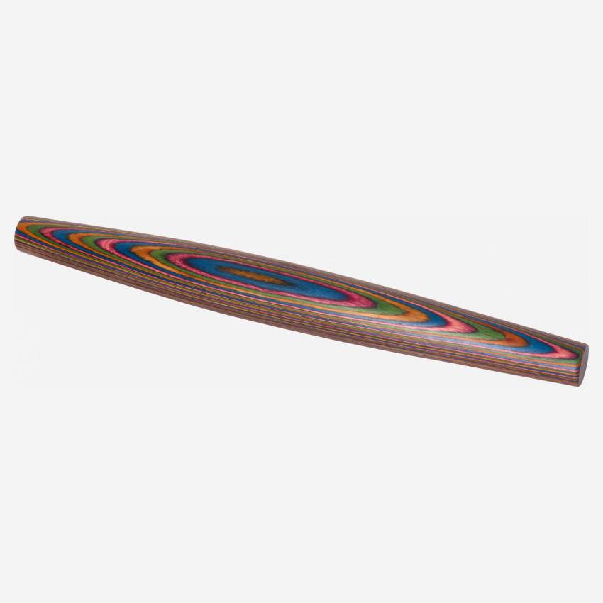 Rodillo de madera - 34,5 cm - Multicolor