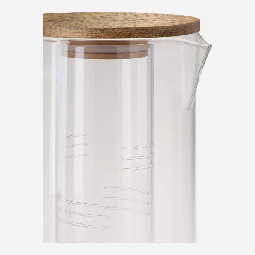 Krug aus Glas mit Filter - 1,8 L - Transparent