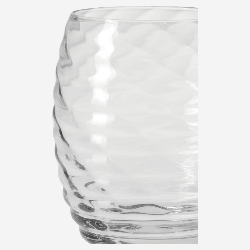 Set di 4 bicchieri in vetro - 465 ml - Trasparente